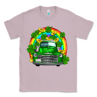 Lilac st patricks shamrock gold rainbow truck Classic Tee - FaDigitalArtStudio