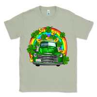 Matcha st patricks shamrock gold rainbow truck Classic Tee - FaDigitalArtStudio