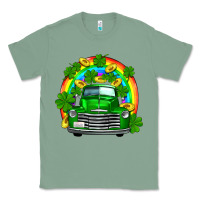 St Patricks Shamrock Gold Rainbow Truck Classic Tee | Teevron