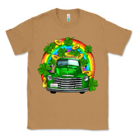Toasted Coconut st patricks shamrock gold rainbow truck Classic Tee - FaDigitalArtStudio