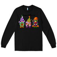 Black happy halloween gnomes black Long Sleeve Tee - RacoonDesign