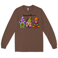 Chestnut happy halloween gnomes black Long Sleeve Tee - RacoonDesign