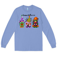 Colony Blue happy halloween gnomes black Long Sleeve Tee - RacoonDesign