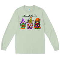 Matcha happy halloween gnomes black Long Sleeve Tee - RacoonDesign