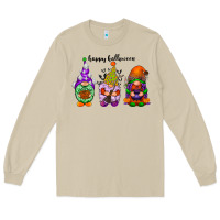 Mushroom happy halloween gnomes black Long Sleeve Tee - RacoonDesign