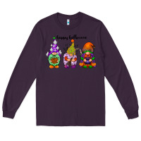 Plum happy halloween gnomes black Long Sleeve Tee - RacoonDesign