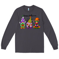 Smoke happy halloween gnomes black Long Sleeve Tee - RacoonDesign