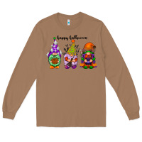 Toasted Coconut happy halloween gnomes black Long Sleeve Tee - RacoonDesign