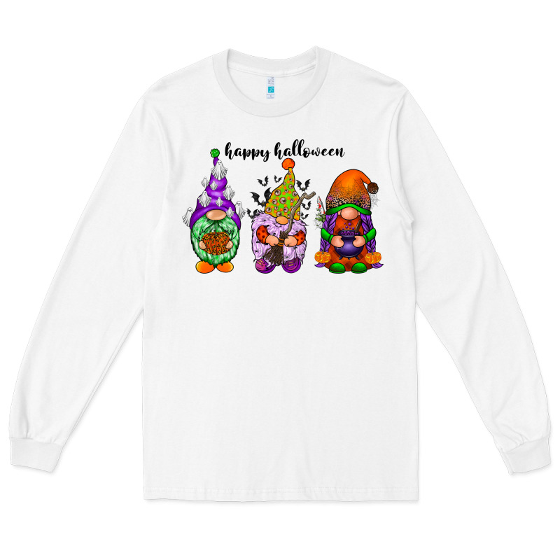 Happy Halloween Gnomes Black Long Sleeve Tee by RacoonDesign | Teevron