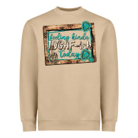 Mushroom feeling kinda idgafish today Heavyweight Sweatshirt - texasbilliewilder