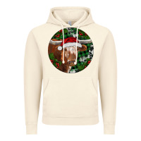 Vintage Artic Longhorn Cow Christmas Vintage Hoodie - RanaPortraitStore