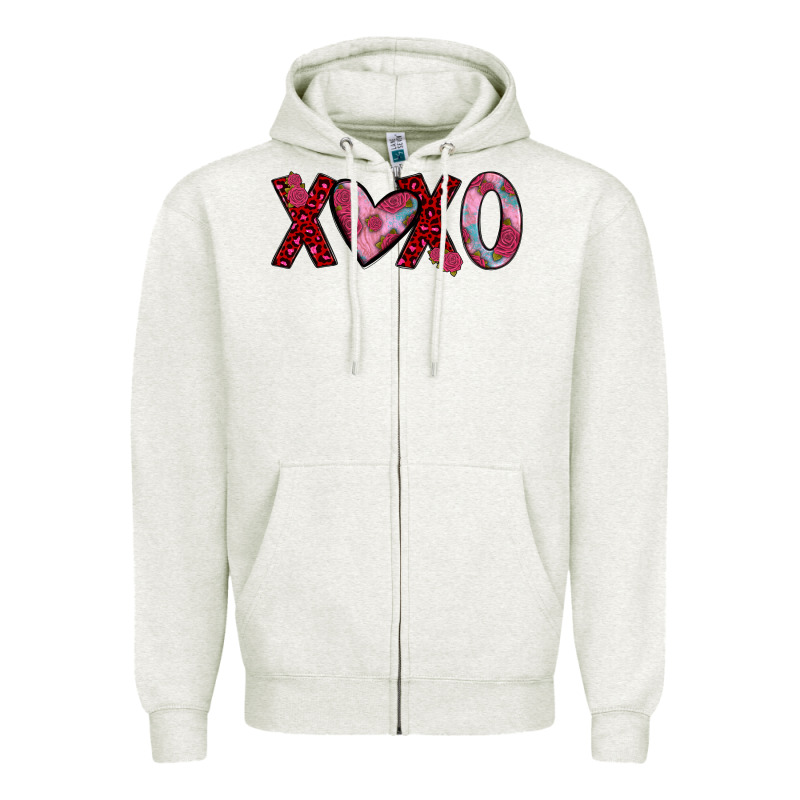 Xoxo Zipper Hoodie by JahusDesignShop | Teevron