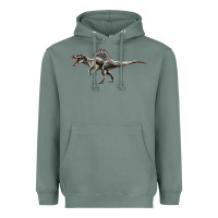 Sage Spinosaurus Heavyweight Hoodie - LillyAllenDesigns
