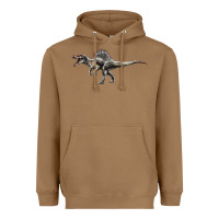 Toasted Coconut Spinosaurus Heavyweight Hoodie - LillyAllenDesigns