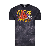 Cloud Black watermelon crawl Vintage Tee - texasbilliewilder