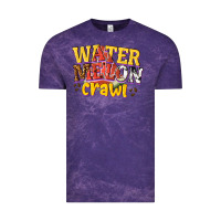 Cloud Purple watermelon crawl Vintage Tee - texasbilliewilder