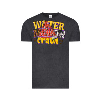 Vintage Black watermelon crawl Vintage Tee - texasbilliewilder