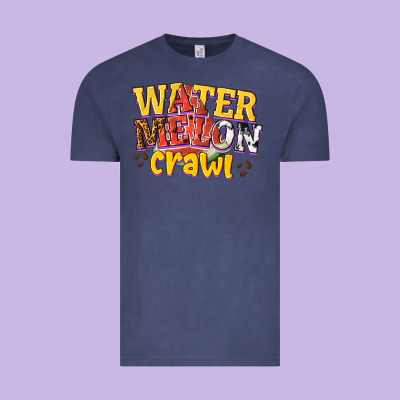 Watermelon Crawl Vintage Tee Designed By Texasbilliewilder