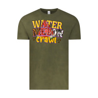 Vintage Olive watermelon crawl Vintage Tee - texasbilliewilder