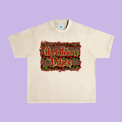 Christmas Vibes Urban Heavy Tee Designed By Ranaportraitstore