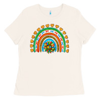 Bone autism heart ribbon rainbow Ladies Tee - AdoDesignShop
