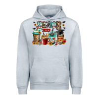 Heather Grey senior 2023 coffee cups Urban Hoodie - Jasminsmagicworld