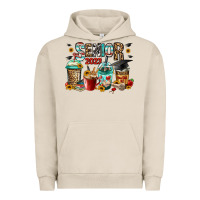Pigment French Oak senior 2023 coffee cups Urban Hoodie - Jasminsmagicworld