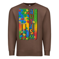 Chestnut autism american flag Premium Sweatshirt - MaliasSmallBusiness