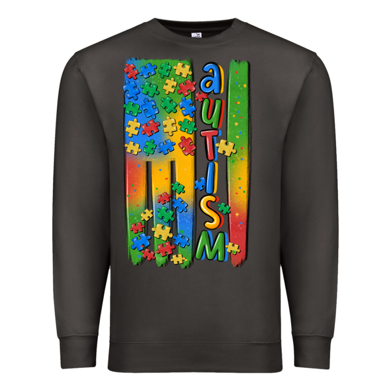 Autism American Flag Premium Sweatshirt by MaliasSmallBusiness | Teevron
