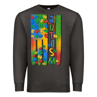 Smoke autism american flag Premium Sweatshirt - MaliasSmallBusiness