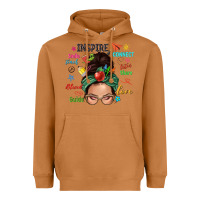 Meerkat Teacher messy bun caucasian Heavyweight Hoodie - NancyCooperArtShop