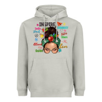 Moon Dust Teacher messy bun caucasian Heavyweight Hoodie - NancyCooperArtShop