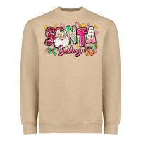 Mushroom pink santa baby christmas Heavyweight Sweatshirt - Zillion Design Studio