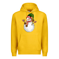 Lemon Snowman Premium Hoodie - NancyCooperArtShop