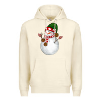 Sandshell Snowman Premium Hoodie - NancyCooperArtShop