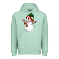 Seafoam Snowman Premium Hoodie - NancyCooperArtShop