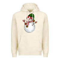 Tofu Snowman Premium Hoodie - NancyCooperArtShop