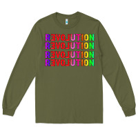 Army Green lgbtq revolution Long Sleeve Tee - HRA Design Shop