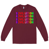 Burgundy lgbtq revolution Long Sleeve Tee - HRA Design Shop