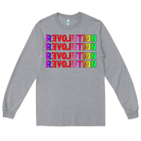 Heather Grey lgbtq revolution Long Sleeve Tee - HRA Design Shop