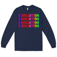 Navy lgbtq revolution Long Sleeve Tee - HRA Design Shop