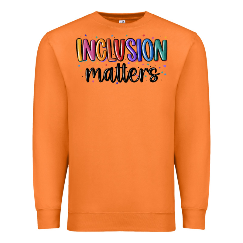 ınclusion Matters Premium Sweatshirt by MaliasSmallBusiness | Teevron