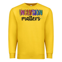 Lemon ınclusion matters Premium Sweatshirt - MaliasSmallBusiness