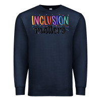 Navy ınclusion matters Premium Sweatshirt - MaliasSmallBusiness