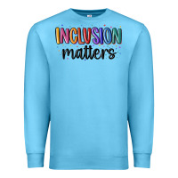 Ocean Blue ınclusion matters Premium Sweatshirt - MaliasSmallBusiness