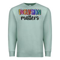 Seafoam ınclusion matters Premium Sweatshirt - MaliasSmallBusiness