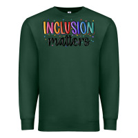 Sports Green ınclusion matters Premium Sweatshirt - MaliasSmallBusiness