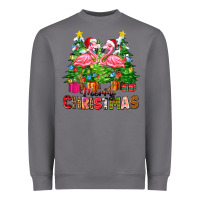 Storm merry christmas flamingo Heavyweight Sweatshirt - Zillion Design Studio
