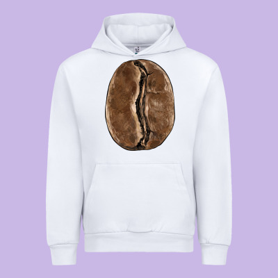 Coffee Bean Urban Hoodie Designed By Barkaloodesign