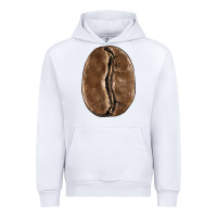 White coffee bean Urban Hoodie - BarkalooDesign